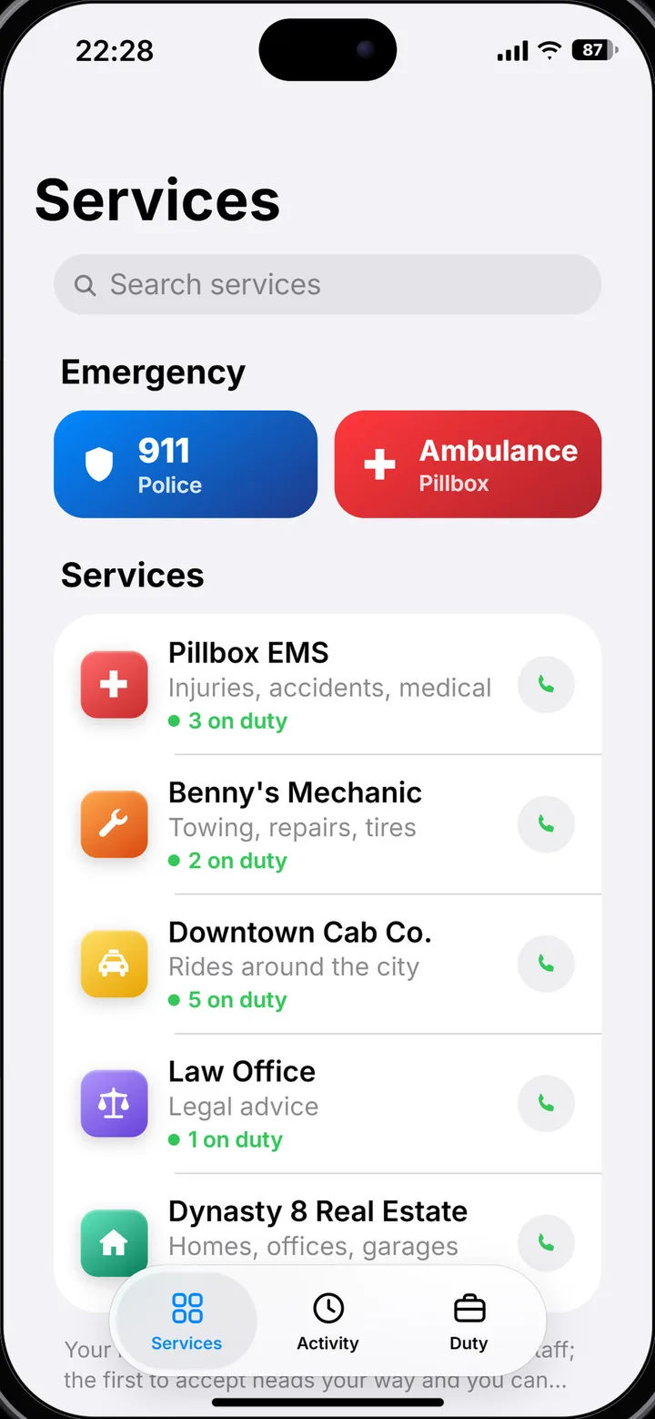 Services