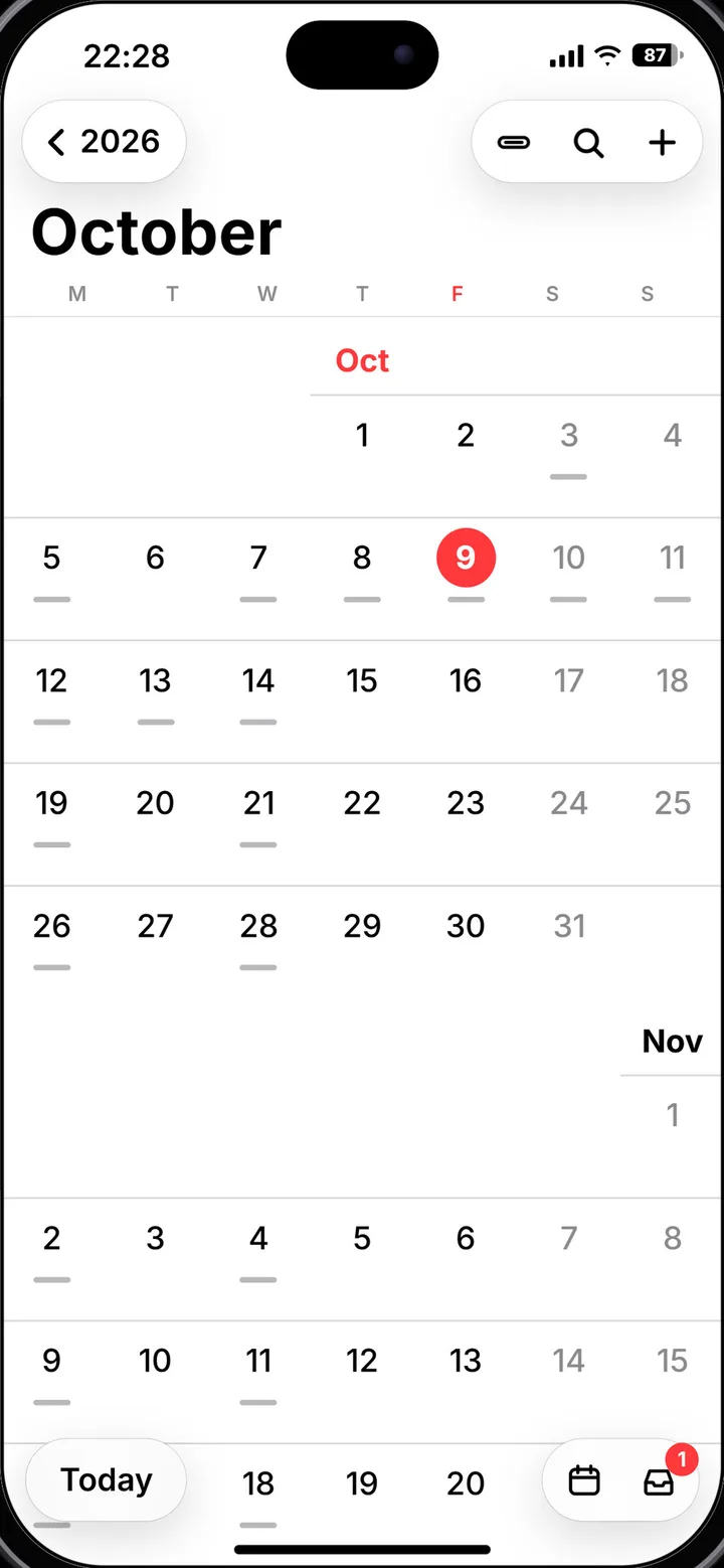 Calendar